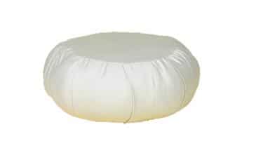 White Lotus Home Buckwheat ZAFU Meditation Pillow in Natural Sateen -WLH D White Lotus Home Buckwheat ZAFU Meditation Pillow in Natural Sateen -WLH D