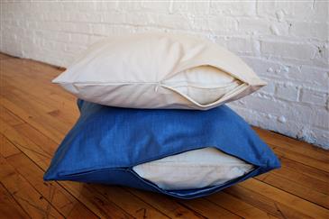 White Lotus Home Green Cotton Decorative Pillow Inserts White Lotus Home Green Cotton Decorative Pillow Inserts