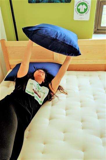 White Lotus Home Green Cotton & Wool Boulder Dreamton Mattress White Lotus Home Green Cotton & Wool Boulder Dreamton Mattress