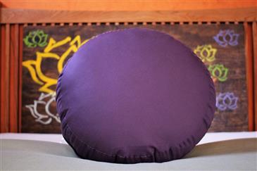 White Lotus Home KAPOK filled ZAFU Meditation Pillow in Sateen Fabric - WLH E White Lotus Home KAPOK filled ZAFU Meditation Pillow in Sateen Fabric - WLH E