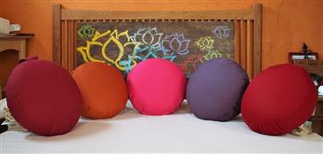 White Lotus Home Buckwheat filled ZAFU Meditation Pillow in Twill - WLH B White Lotus Home Buckwheat filled ZAFU Meditation Pillow in Twill - WLH B