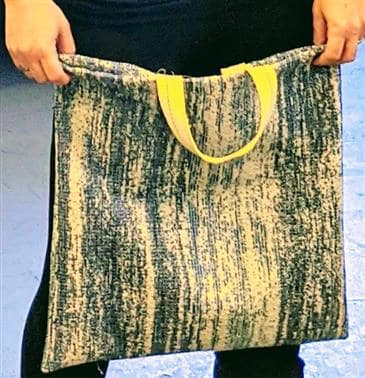 White Lotus Home Upcycled Shopping Bags White Lotus Home Upcycled Shopping Bags
